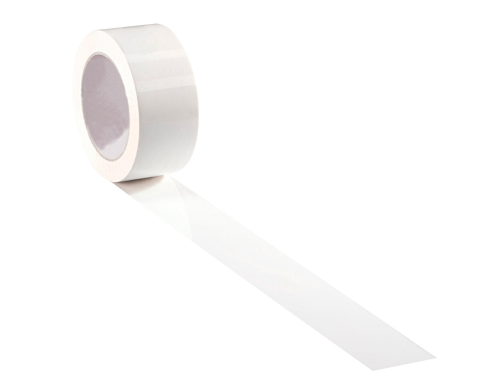 CINTA ADHESIVA Q-CONNECT POLIPROPILENO BLANCA 66 MT X 50 MM PARA EMBALAJE