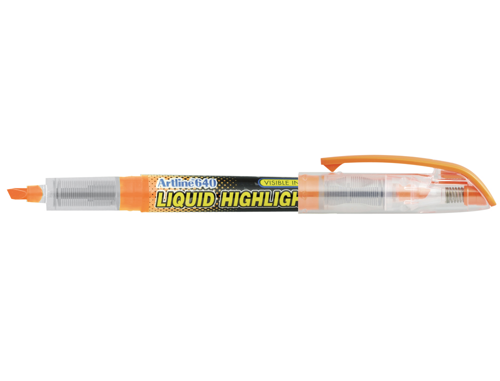 ROTULADOR ARTLINE FLUORESCENTE EK-640 NARANJA PUNTA BISELADA