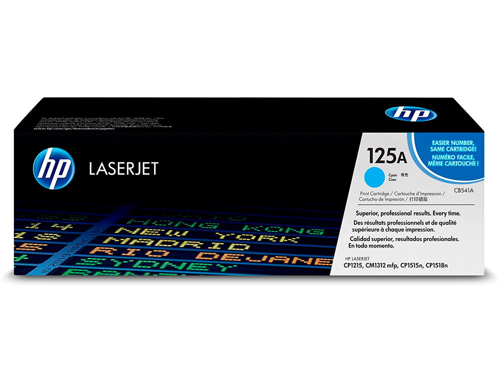 TONER HP CB542A COLOR LASERJET CP-1215/CP-1515/CP-1518 AMARILO WITH COLORSPHERE -1.400PAG-