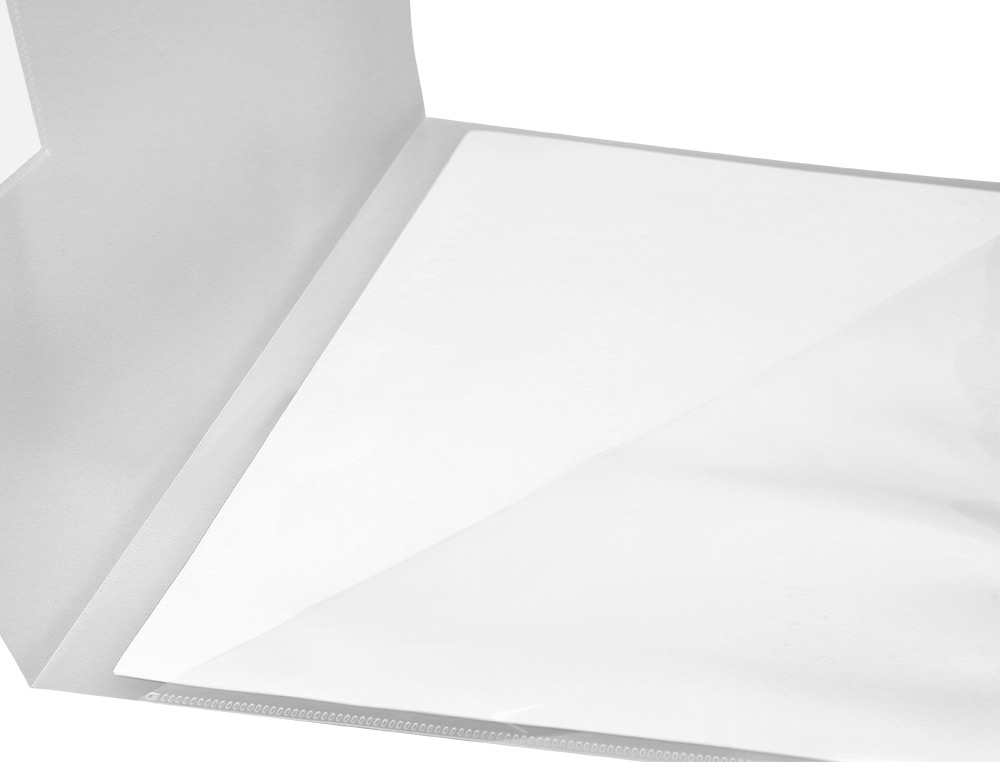 CARPETA LIDERPAPEL DOSSIER A4 UERO TRANSPARENTE