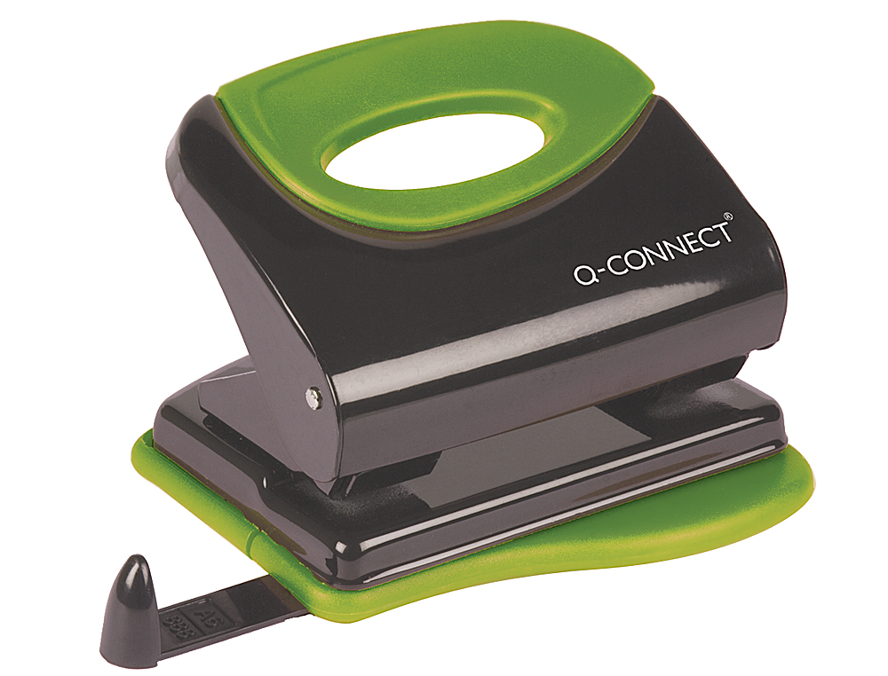 TALADRADOR Q-CONNECT KF00996 METALICO CON EMPUADURA DE CAUCHO CAPACIDAD 30 HOJAS