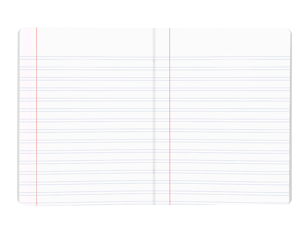 LIBRETA LIDERPAPEL SCRIPTUS A5 PLUS 48 HOJAS 90GR PAUTA 4ª 3.5MM CON MARGEN