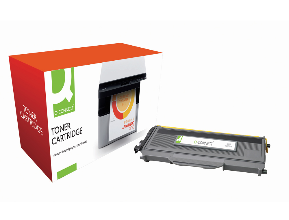 TONER Q-CONNECT COMPATIBLE BROTHER TN-2120 -2.600PAG- NEGRO