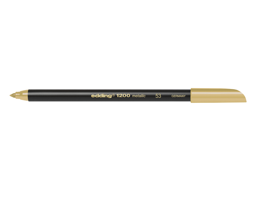 ROTULADOR EDDING PUNTA FIBRA 1200 ORO N. 53 PUNTA REDONDA 1-3 MM