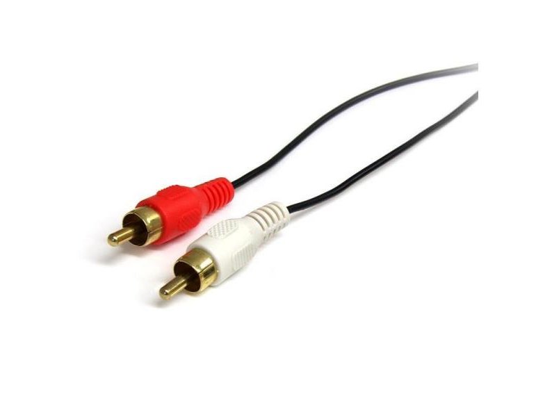 CABLES AUDIO-VIDEO STARTECH ADAPTADOR MINI-JACK A RCA 91CM - J