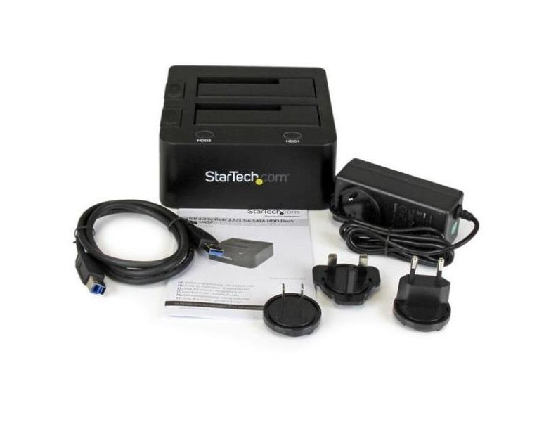 CARCASAS VACÍAS PARA DISCOS DUROS STARTECH DOCKING STATION USB 3.0 2XSATA