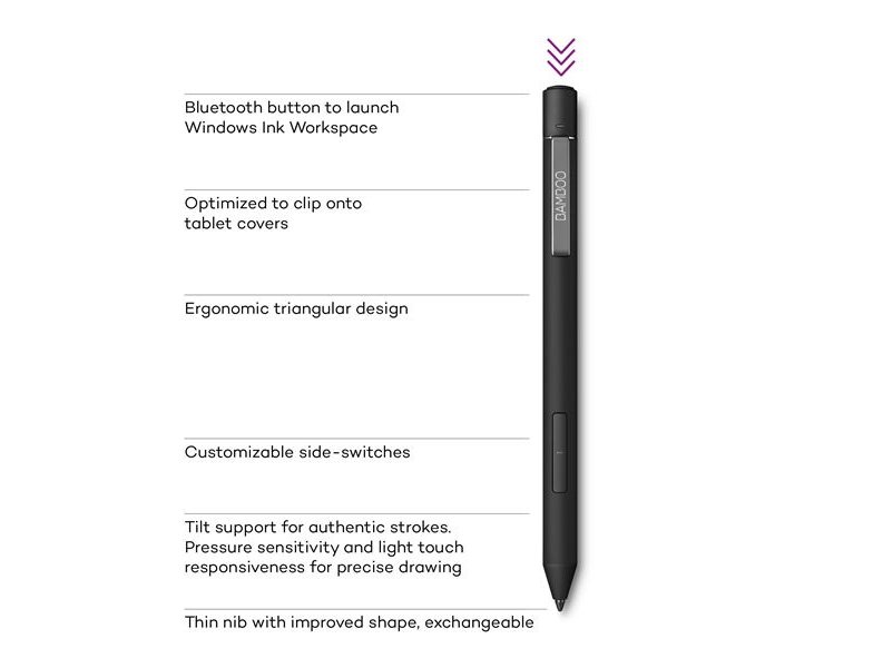PUNTAS WACOM BAMBOO INK PLUS NEGRO STYLUS