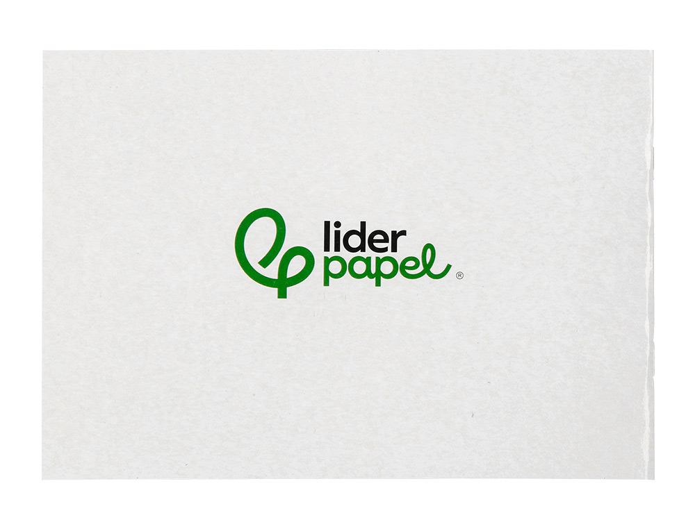 BLOC MUSICA LIDERPAPEL PENTAGRAMA 5MM CUARTO 20 HOJAS 100G/M2 GRAPADO