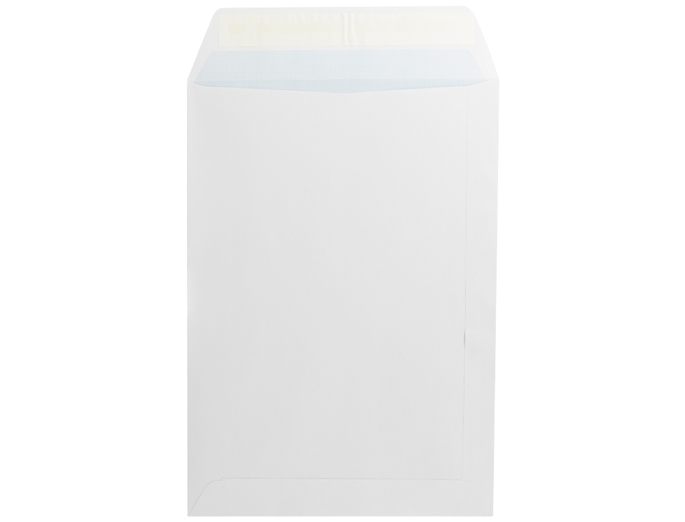 SOBRE LIDERPAPEL BOLSA A-6 OFFSET BLANCO 100 GR 184X261 MM CON TIRA DE SILICONA CAJA DE 250 UNIDADES