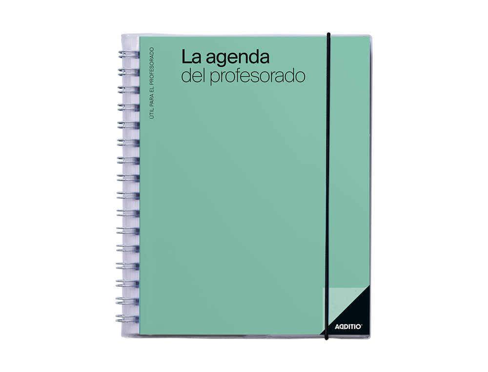 AGENDA DEL PROFESOR ADDITIO PLANIFICACION TRIMESTRAL SEMANA VISTA 16,5 X 21,5 CM COLOR LILA