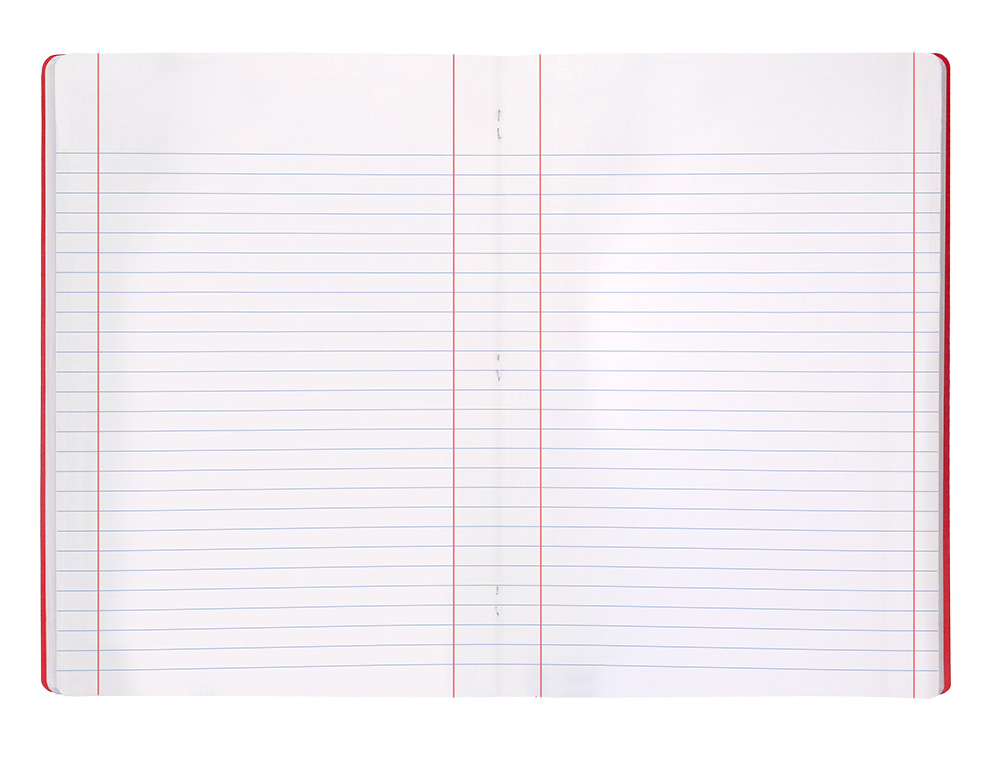 LIBRETA LIDERPAPEL 360 TAPA DE PLASTICO A5 48 HOJAS 90GR HORIZONTAL CON DOBLE MARGEN COLORES SURTIDOS