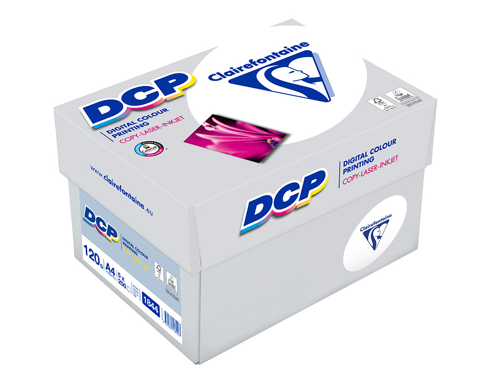 PAPEL FOTOCOPIADORA CLAIREFONTAINE DIN A4 120 GRAMOS PAQUETE DE 250 HOJAS