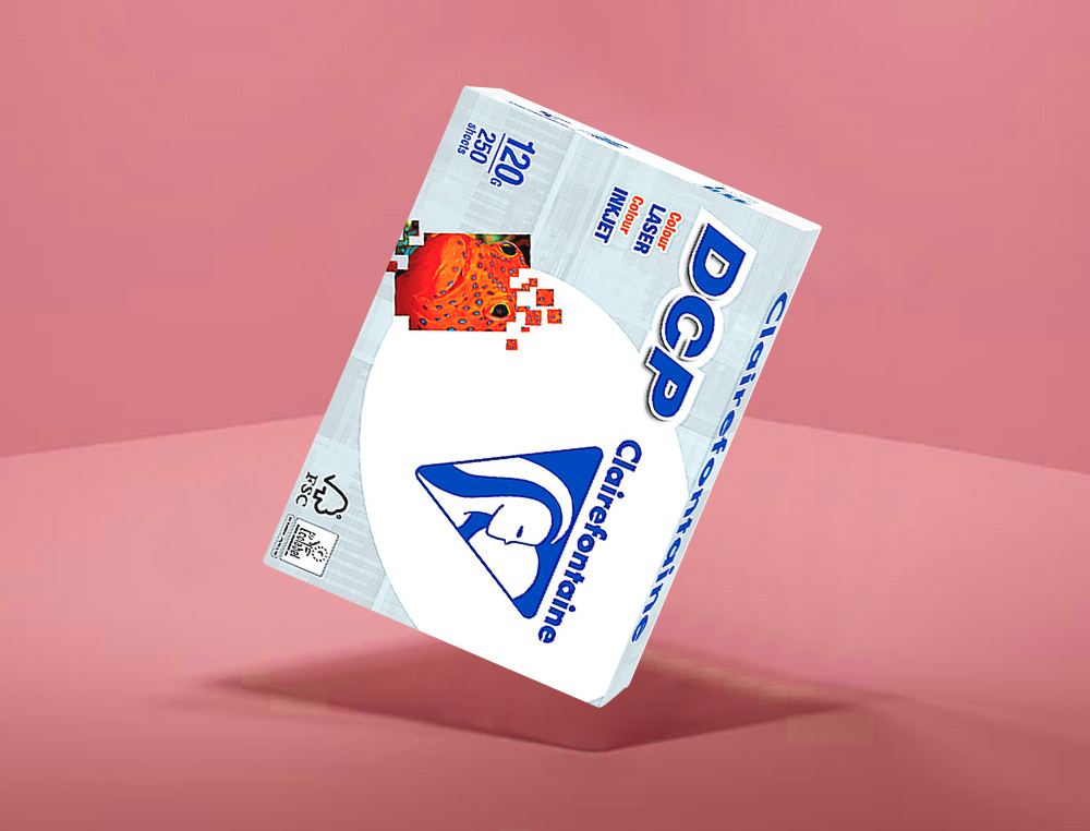 PAPEL FOTOCOPIADORA CLAIREFONTAINE DIN A4 120 GRAMOS PAQUETE DE 250 HOJAS