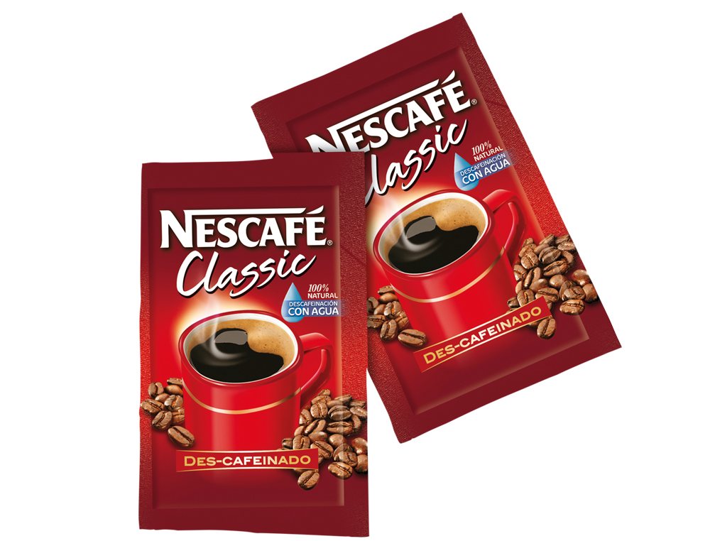 CAFE NESCAFE DESCAFEINADO MONODOSIS CAJA DE 10 SOBRES