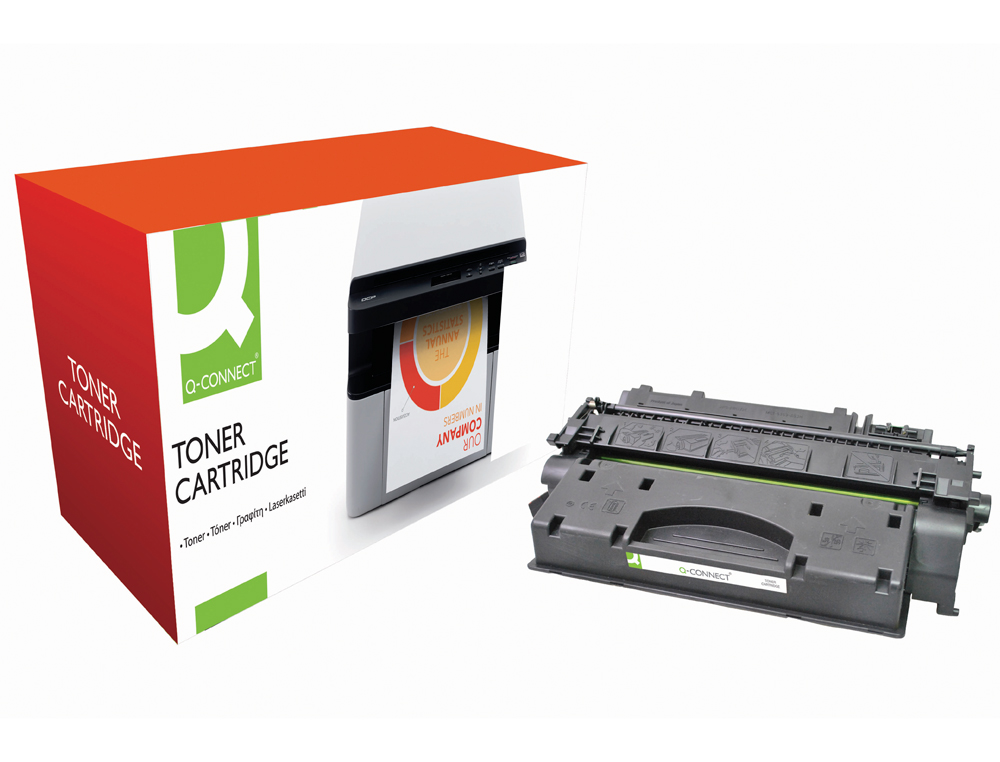 TONER Q-CONNECT COMPATIBLE HP CF280X LASERJET /M401 -6900 PAG- NEGRO