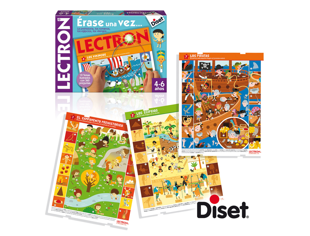 JUEGO DISET DIDACTICO LECTRON ERASE UNA VEZ