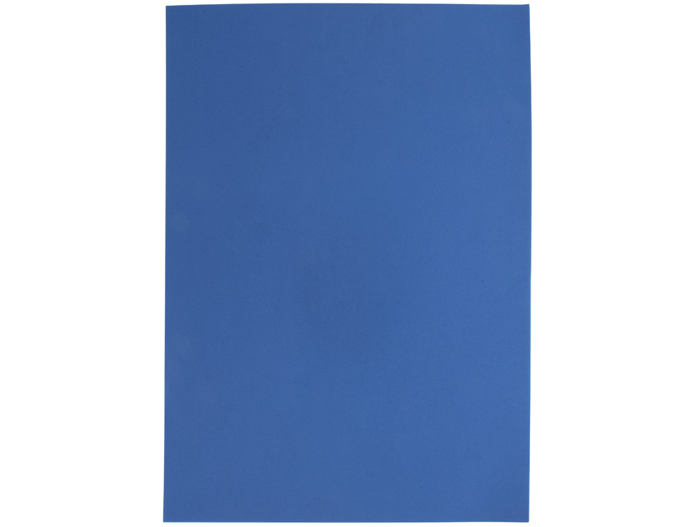 GOMA EVA LIDERPAPEL DIN A4 60G/M2 ESPESOR 1,5MM AZUL PAQUETE DE 10 HOJAS