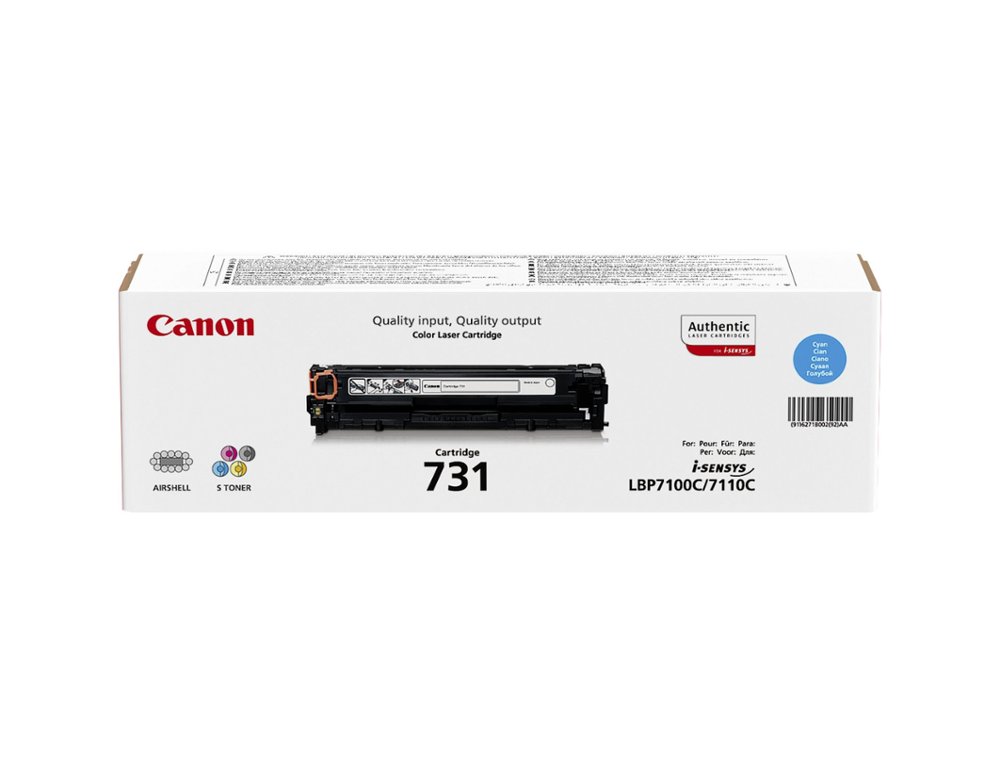 TONER CANON 731 LBP7100CN / LBP7100CW /MF623CN / MF628CW /MF8230CN/ MF8280CW/ CIAN 1500PAG