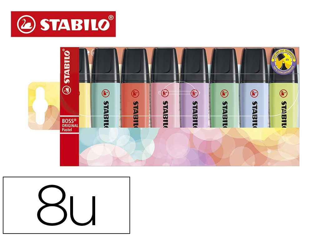 Rotulador stabilo boss fluorescente original pastel by ju schnee