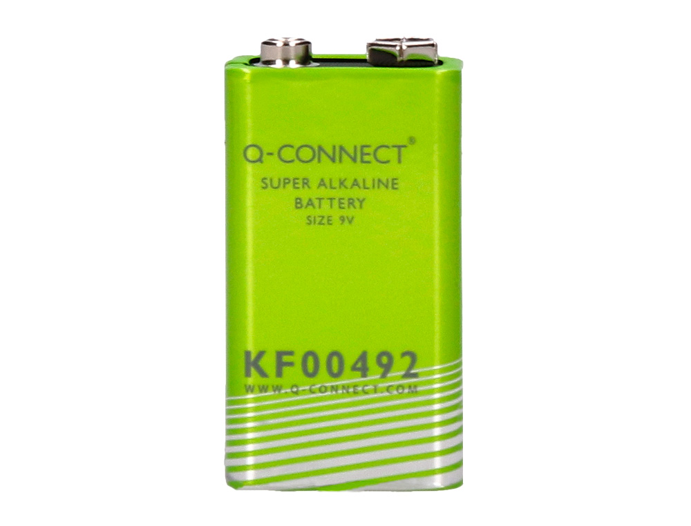PILA Q-CONNECT ALCALINA 9V BLISTER CON 1 UNIDAD