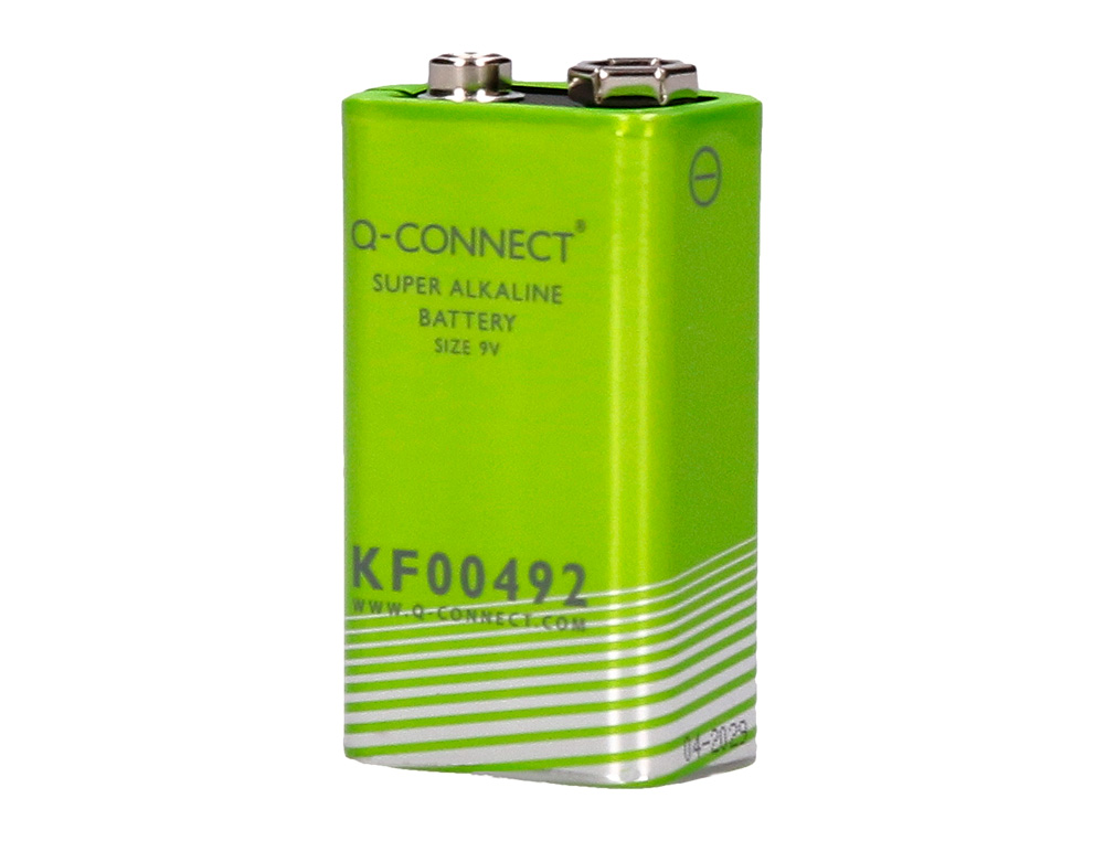 PILA Q-CONNECT ALCALINA 9V BLISTER CON 1 UNIDAD