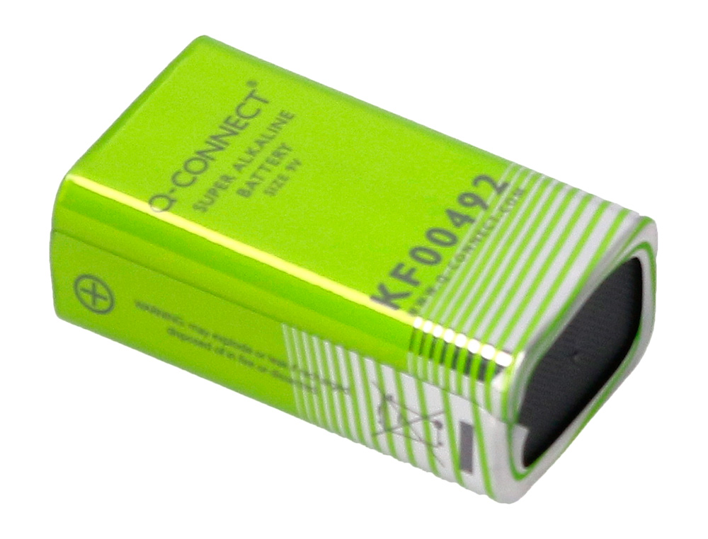 PILA Q-CONNECT ALCALINA 9V BLISTER CON 1 UNIDAD