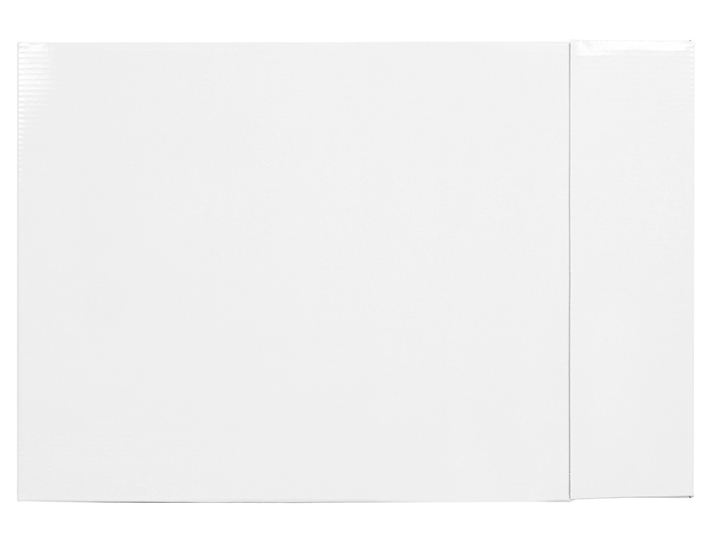 CAJA ARCHIVADOR LIDERPAPEL DE PALANCA CARTON DIN A4 DOCUMENTA LOMO 75MM COLOR BLANCA