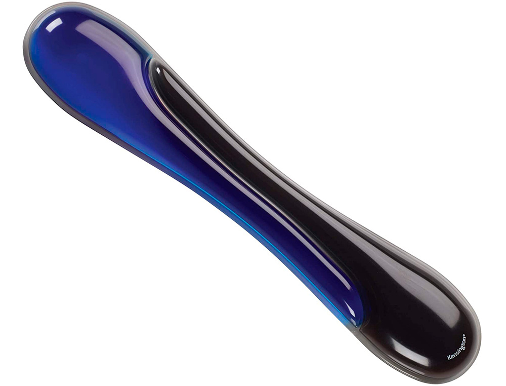 REPOSAMUECAS KENSINGTON DUO GEL TECLADO COLOR NEGRO/AZUL 240X182X25 MM