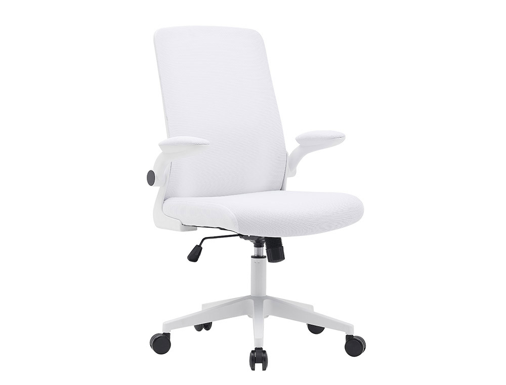 SILLA Q-CONNECT OFICINA ALBA MALLA BASE METALICA ALT MAX 1110 ANC 610 PROF 580 RUEDAS PREMIUM COLOR BLANCO