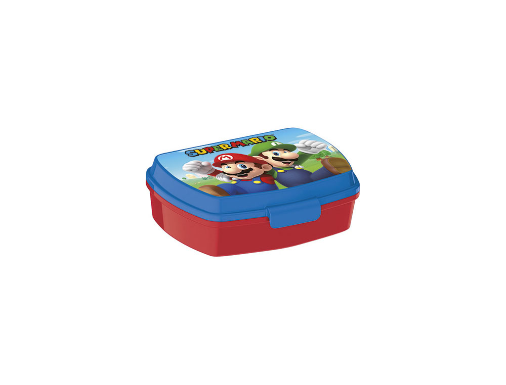 SANDWICHERA ESCOLAR SAFTA SUPER MARIO 170X133X56 MM