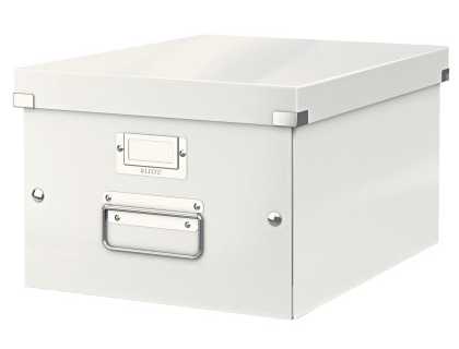 CAJA ALMACENAMIENTO LEITZ CLICK&STORE WOW CARTON RECICLADO COLOR BLANCO 281X200X369 MM