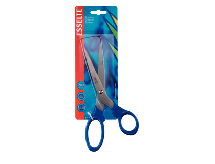 TIJERA ESSELTE GAMA PREMIUN 200 MM ACERO INOXIDABLE MANGO ERGONOMICO COLOR AZUL