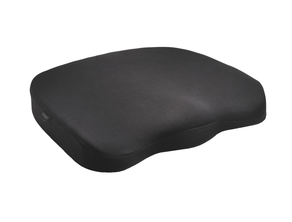 COJIN KENSINGTON ERGONOMICO CON ESPUMA DE VISCOELASTICA COLOR NEGRO 355X74X21 MM