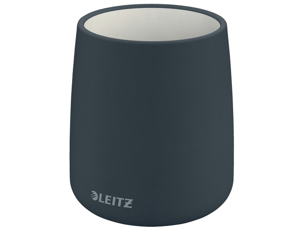 CUBILETE PORTALAPICES LEITZ COSY PLASTICO COLOR GRIS