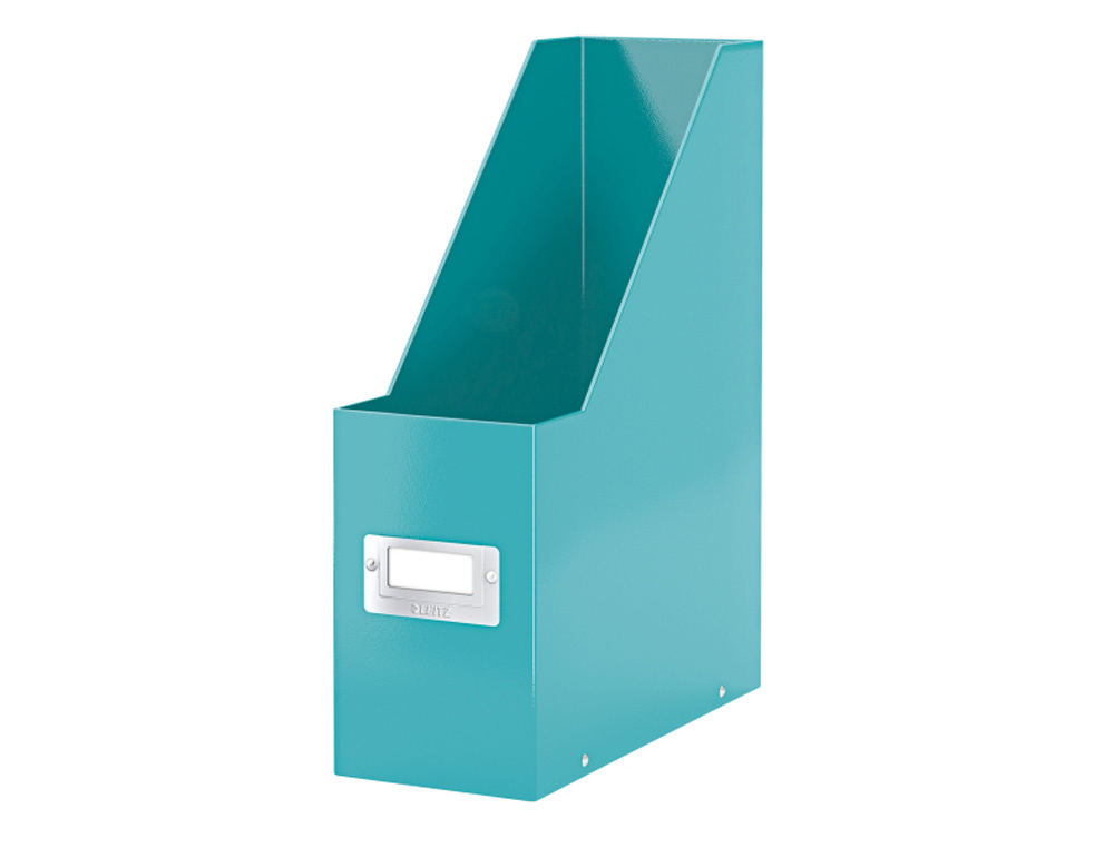 REVISTERO LEITZ CLICK & STORE CARTON FORRADO COLOR TURQUESA 103X170X235 MM