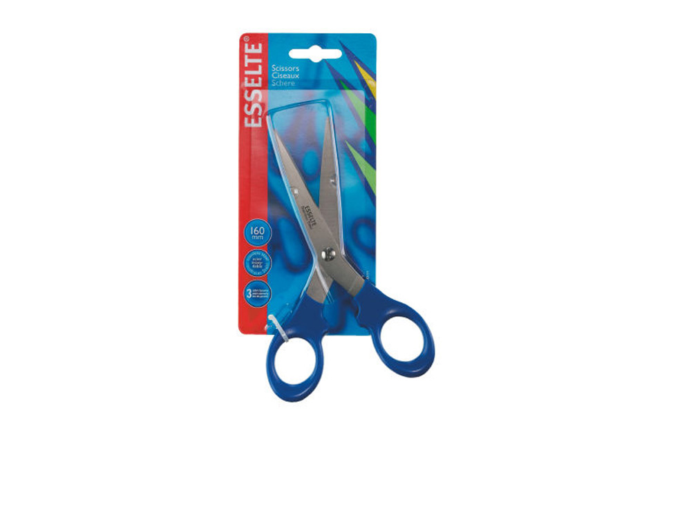 TIJERAS ESSELTE GAMA PREMIUM 160 MM COLOR AZUL