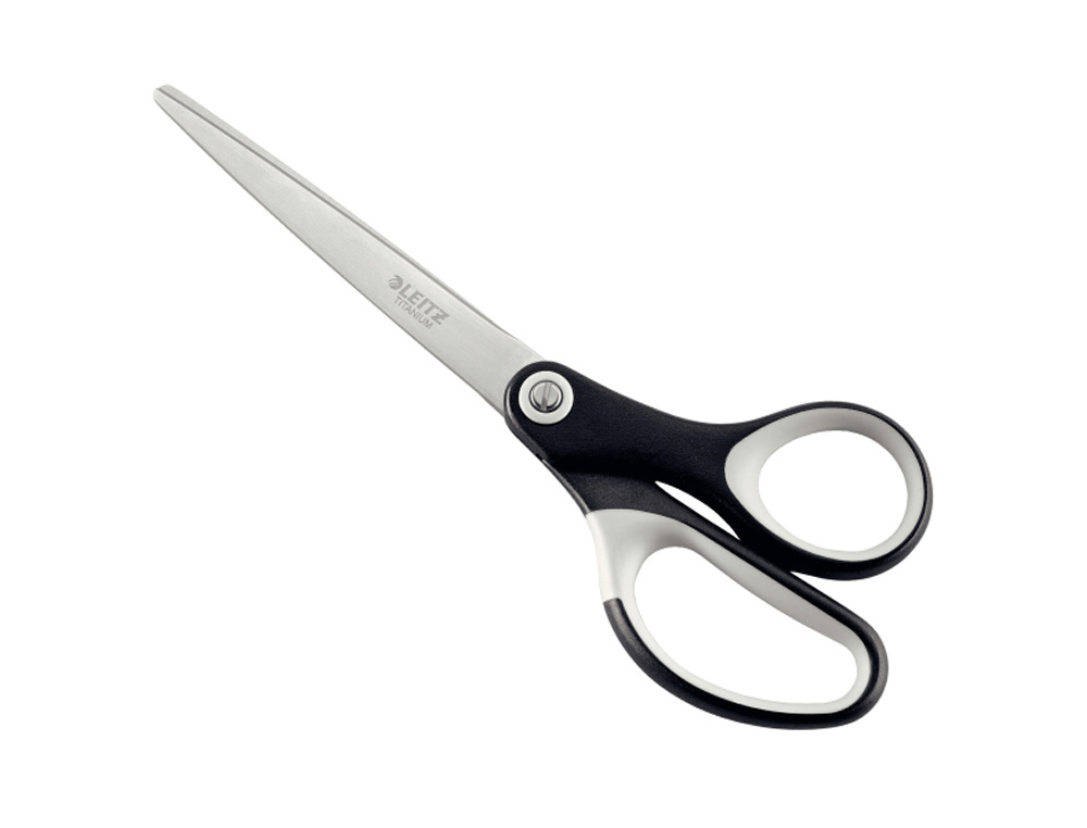 TIJERA LEITZ PREMIUM TITANIUM 180 MM COLOR NEGRO