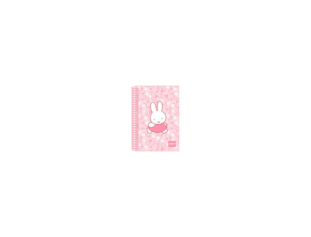 BLOC DE NOTAS SAFTA FRONTAL SQUISHY MIFFY FLORES 180X135X20 MM