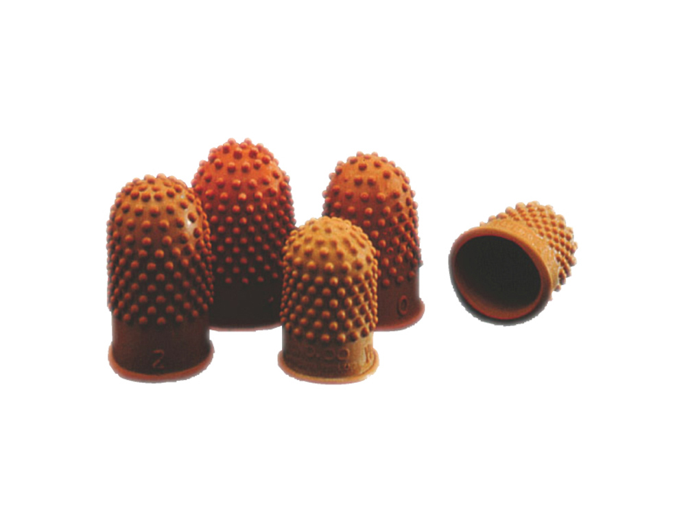 DEDILES REXEL GOMA TALLA 2 20 MM CAJA DE 10 UNIDADES
