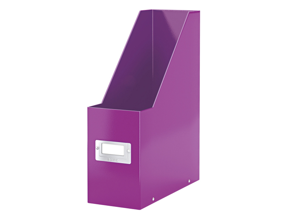 REVISTERO LEITZ CLICK&STORE CARTON PLASTIFICADORA COLOR VIOLETA 103X330X253 MM