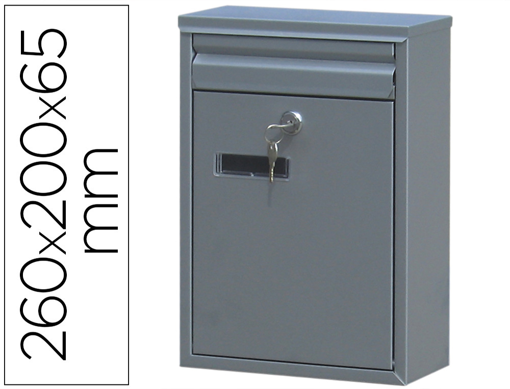 BUZON Q-CONNECT PARA CORRESPONDENCIA METALICO 260X200X65 MM