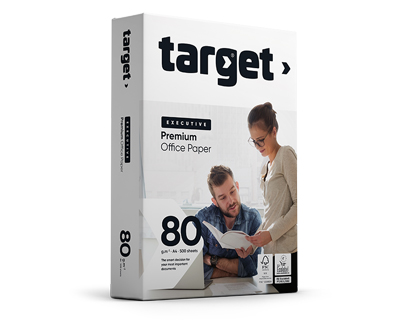 PAPEL FOTOCOPIADORA TARGET DIN A4 80 GRAMOS PAQUETE DE 500 HOJAS